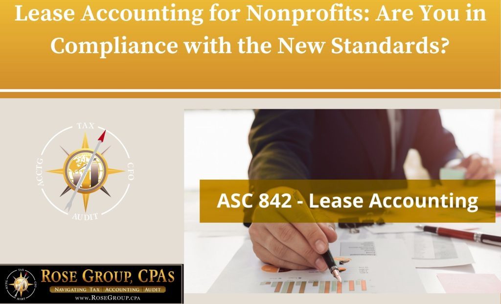 Nonprofit Lease Accounting Compliance under ASC 842