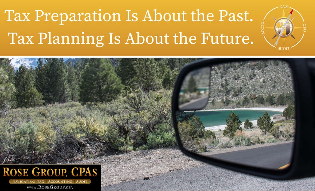 Tax Planning vs. Tax Preparation